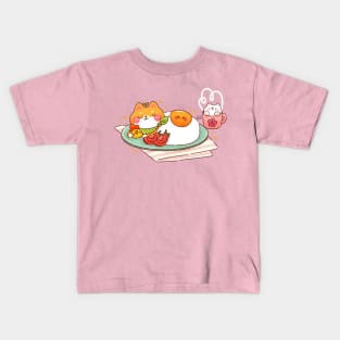 Shiba Inu Sunny Side Up Kids T-Shirt